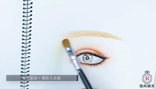 瑞尚创美迟峰老师唯美眼妆手绘造型